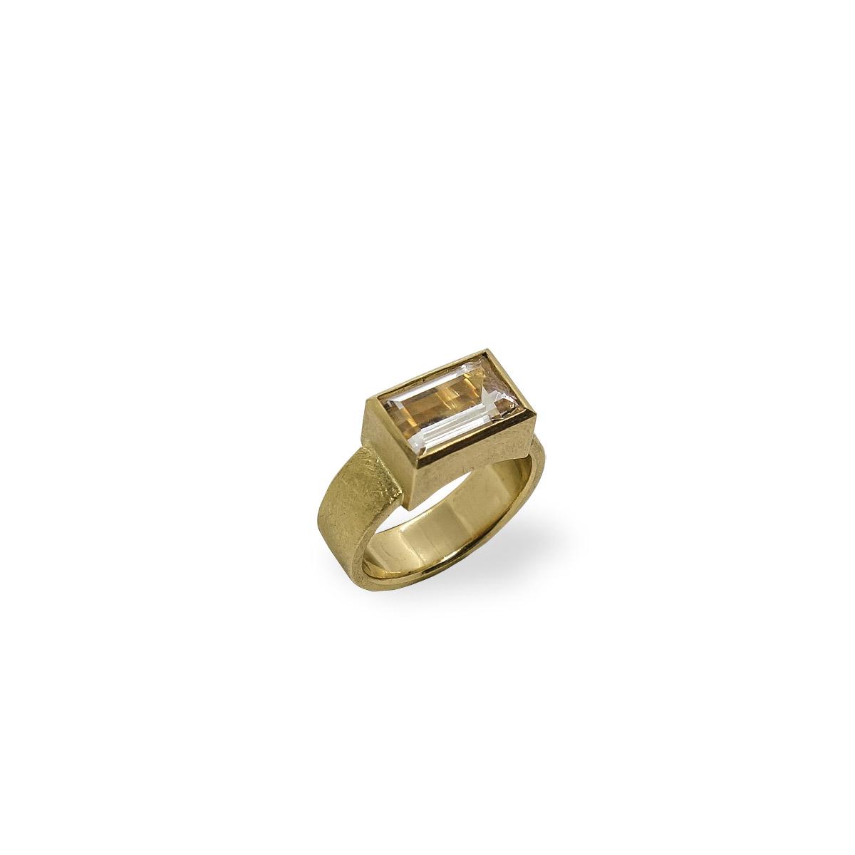 Ring | 750er Gold, Beryll